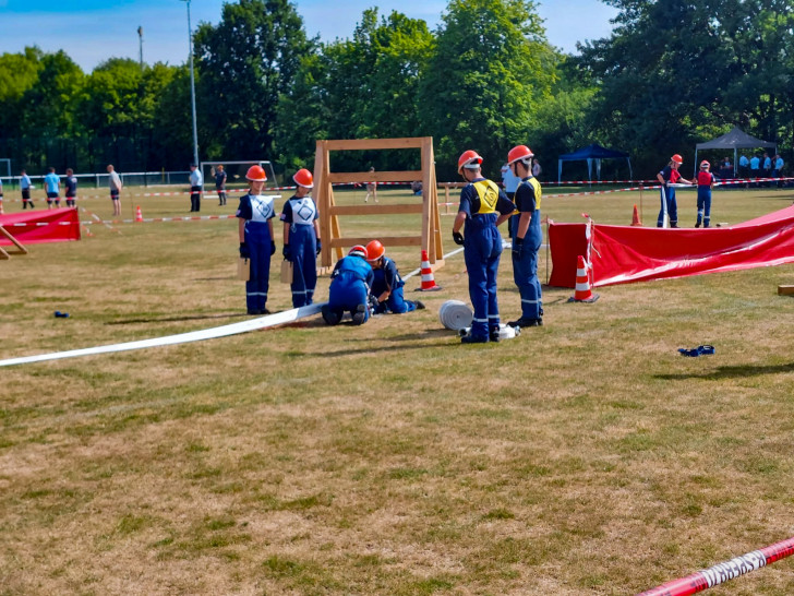 Die Jugendfeuerwehr Heiningen hat sich für den Landesentscheid qualifiziert.