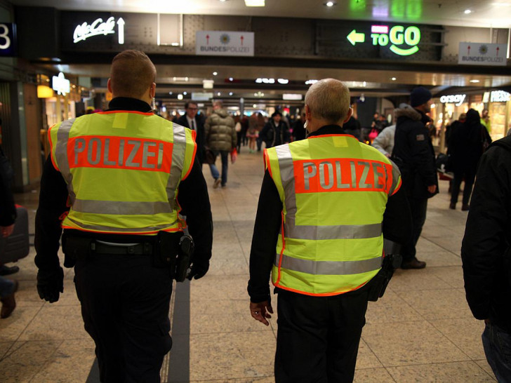 Bundespolizei im Bahnhof. (Symbolfoto)