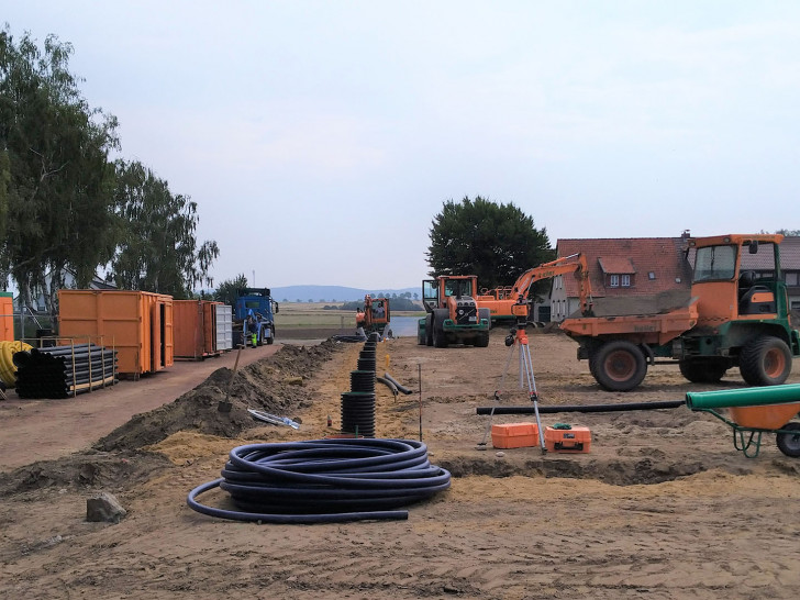 In Salzdahlum wird gebaut.