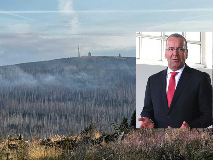 Innenminister Pistorius verschaffte sich Überblick über die Lage im Harz.