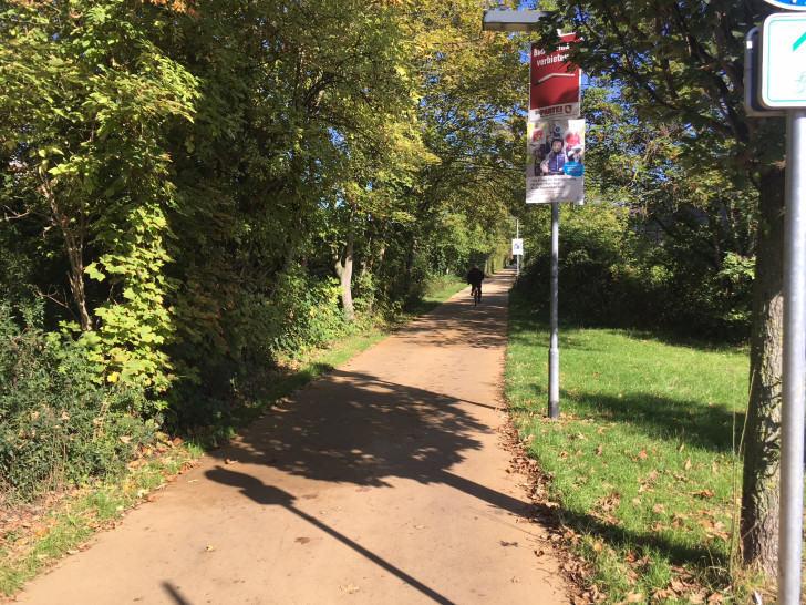 Hier am Ringgleis findet schon bald der 1. Kinderlauf statt (Archivbild).