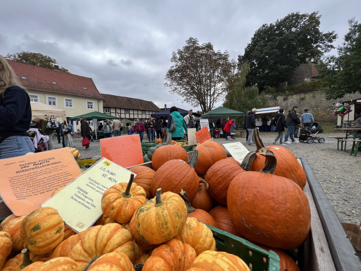 Der Herbstmarkt auf der Burg lockte viele Besucher an. 