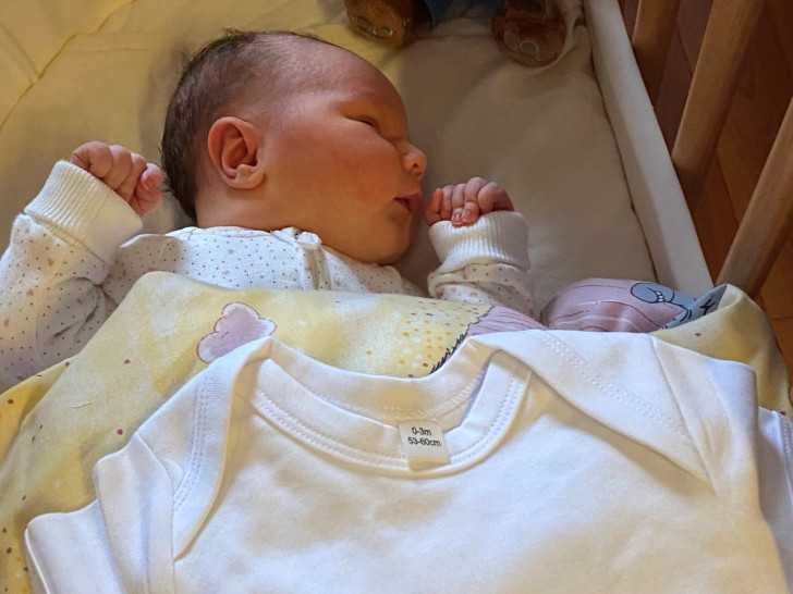 Das erste neugeborene Kind Goslars im Jahr 2023, Hedi Passon.