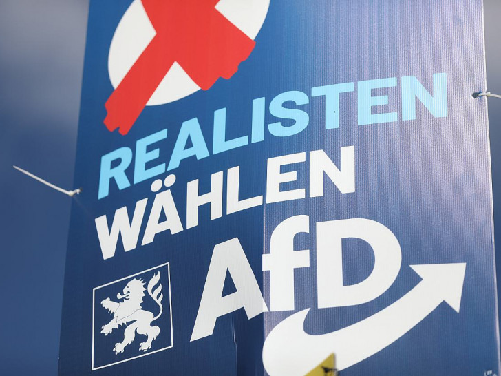 Wahlplakat der AfD zur Landtagswahl in Hessen 2023 (Archiv)