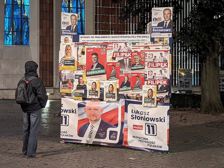 Wahlplakate in Polen (Archiv)
