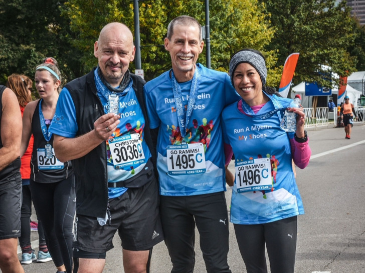 Christoph Seider, Brian Hile und Cheryl Hile (v. li.).