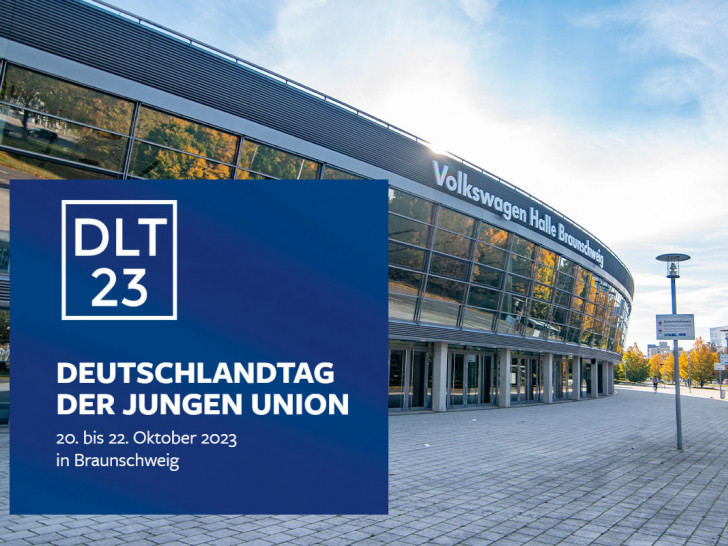 Der Deutschlandtag der Jungen Union wird in der Volkswagen Halle Braunschweig abgehalten.