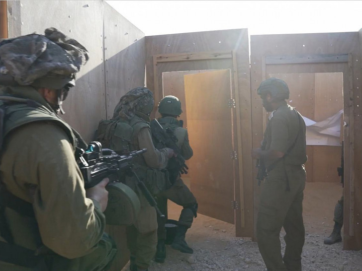 Israelische Soldaten trainieren Häuserkampf (Archiv)