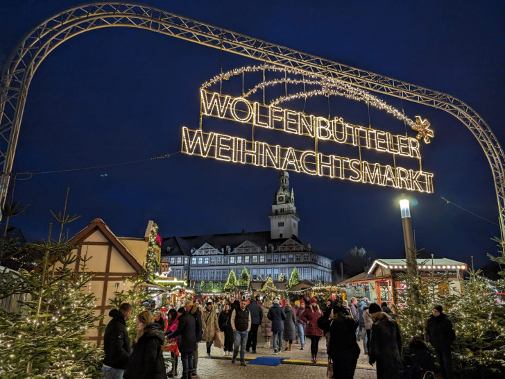 Der Weihnachtsmarkt in Wolfenbüttel.