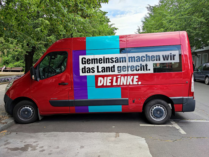 Linken-Kampagnenbus (Archiv)