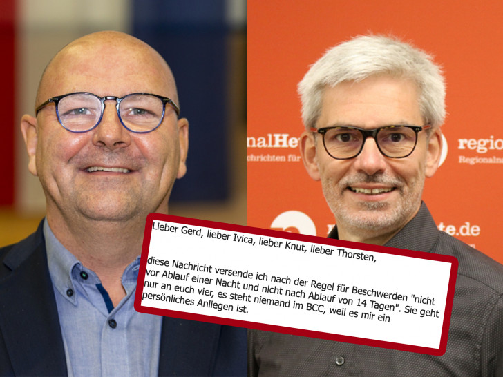 CDU-Fraktionschef Marc Angerstein empört sich über eine E-Mail des Grünen Ratsherrn Stefan Brix - und macht diese öffentlich.