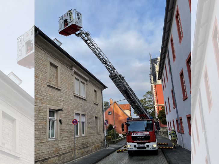 Die Feuerwehr übte in der JVA Helmstedt.