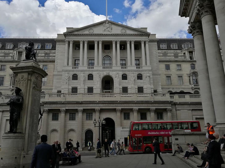 Bank of England im Finanzviertel von London (Archiv)