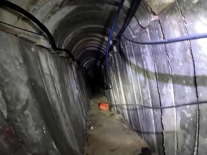 Video der israelischen Armee aus Hamas-Tunnel (Archiv)