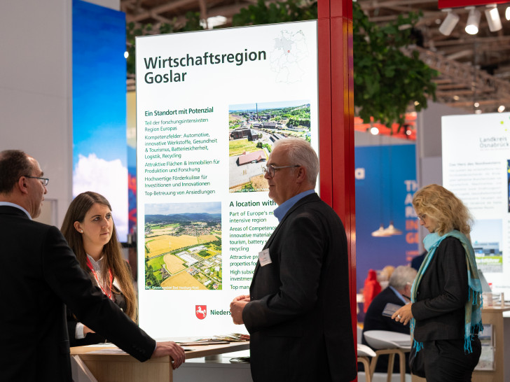 Der Messestand der Wirtschaftsregion Goslar auf der Expo Real 2022 (Archiv).