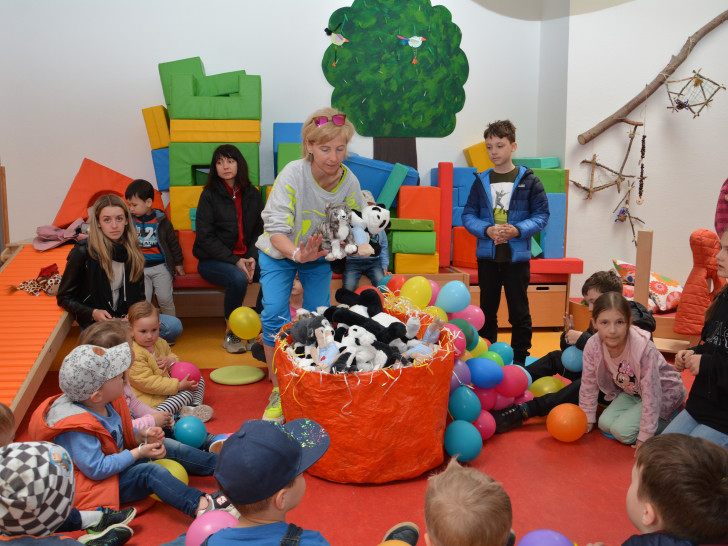 Das Projekt "Seelenschaukel" bei der Lebenshilfe kümmert sich um ukrainische Kinder.
