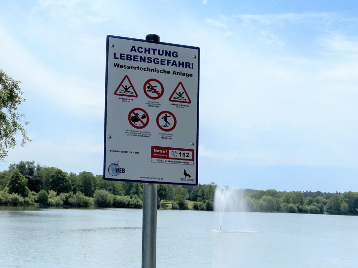 Neue Warnschilder an Gewässern Wolfsburg weist auf Gefahren hin