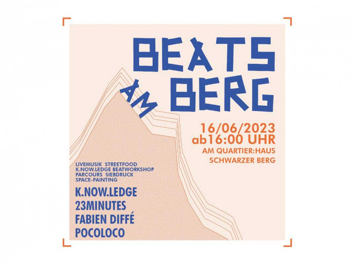 "Beats am Berg" Plakat.