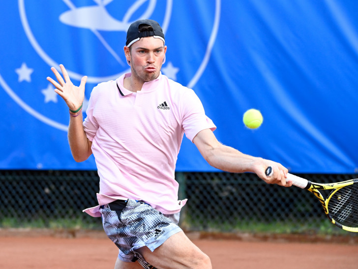 Der Finalist aus dem letzten Jahr: Maximilian Marterer in seinem Element.