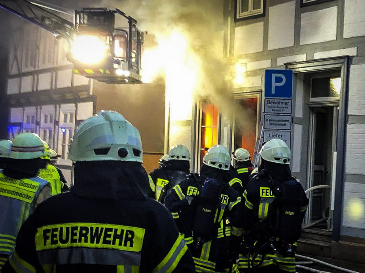 Am Freitagabend kam es zu einem Brand in der Goslarer Altstadt. 