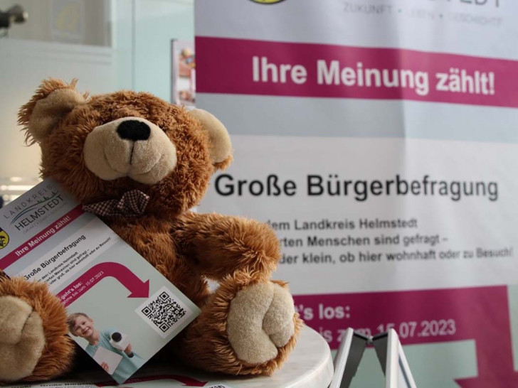 Der Teddy im Rathaus Lehre durfte leider nicht mit abstimmen – alle anderen schon, und das noch bis zum 15. Juli.