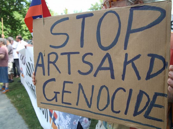 Protest gegen die Situation in Armenien (Archiv)