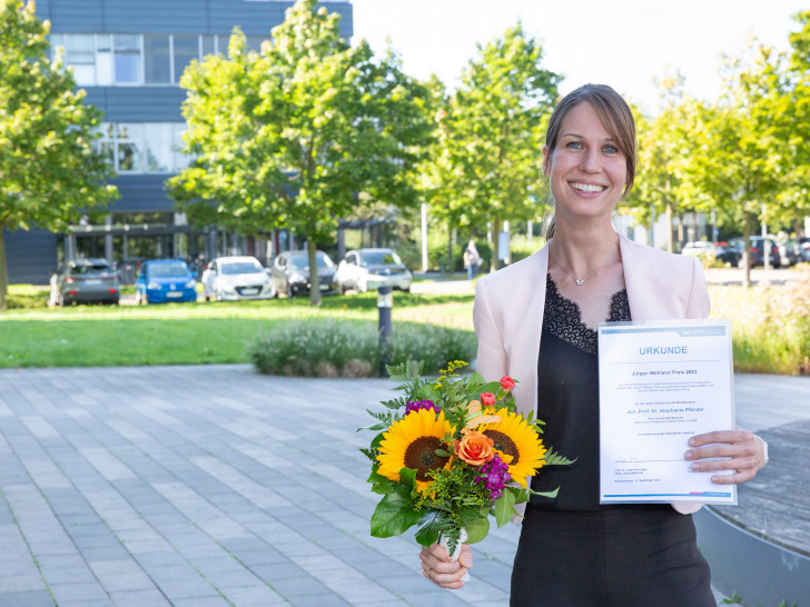 Dr. Stephanie Pfänder, Trägerin des diesjährigen Jürgen Wehland-Preises.