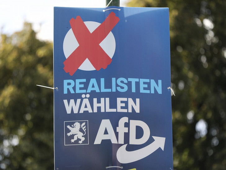 Wahlplakat der AfD zur Landtagswahl in Hessen 2023