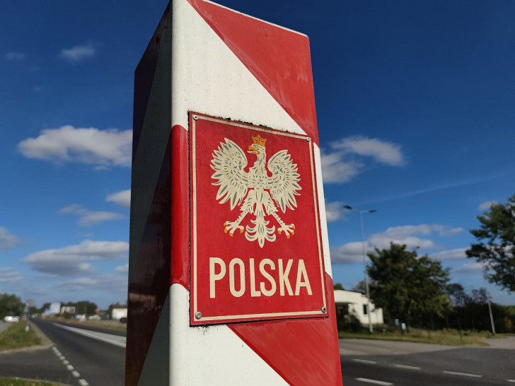 Grenze zwischen Polen und Deutschland am 20.09.2023