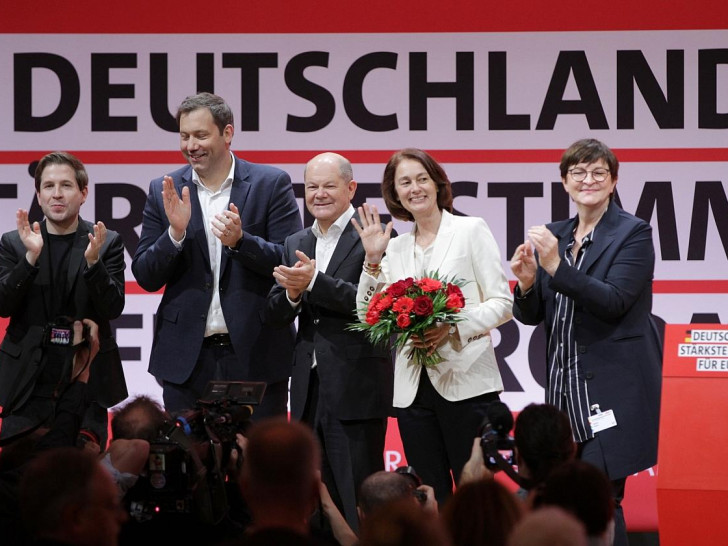 Katarina Barley nach Wahl als SPD-Spitzenkandidatin für Europawahl am 28.01.2024