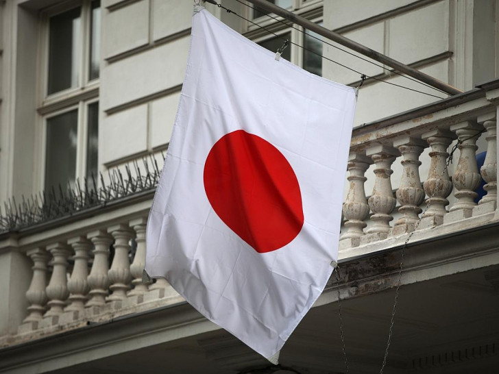 Fahne von Japan (Archiv)