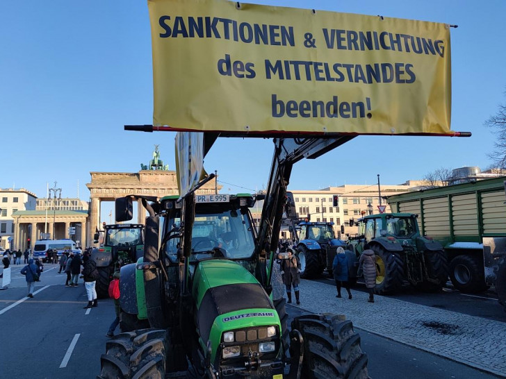 Bauernproteste am 08.01.2024