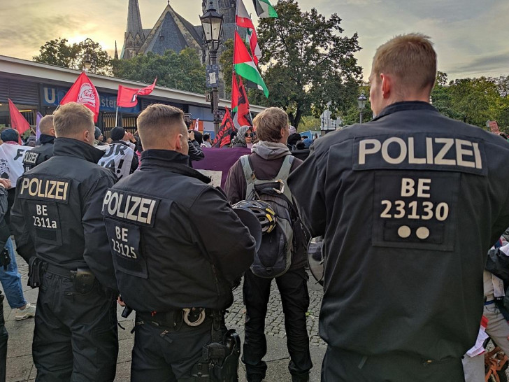 Pro-Palästina-Demo in Berlin am 07.10.2024