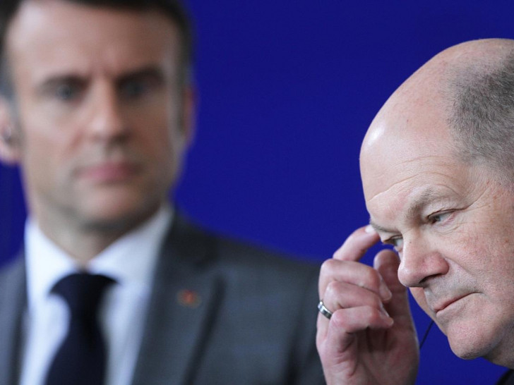 Emmanuel Macron und Olaf Scholz (Archiv)