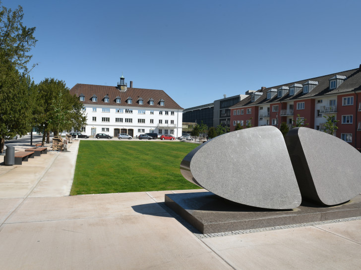 Der Robert-Koch-Platz nach der Umgestaltung. 