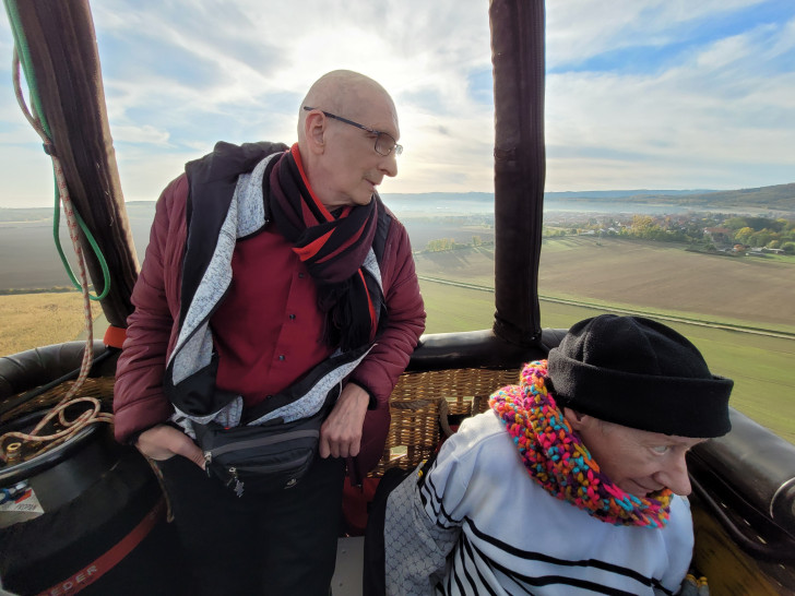 Für Thomas und Barbara ging es hoch hinaus. 