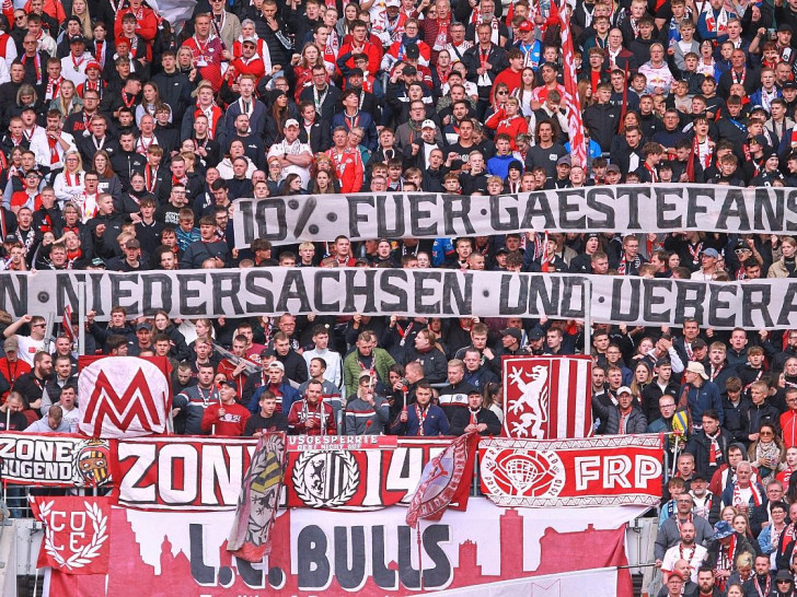 Fans von RB Leipzig fordern 10 Prozent für Gästefans (Archiv)