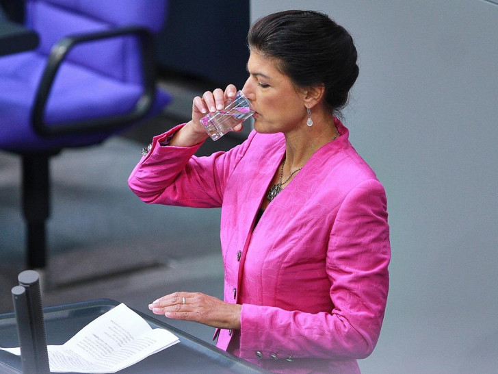 Sahra Wagenknecht, BSW, hält eine Rede (Archiv)