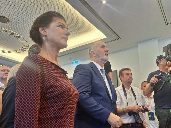 Sahra Wagenknecht und Steffen Schütz (Archiv)