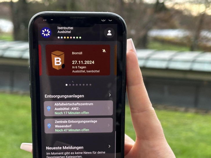 Die „Landkreis Gifhorn Abfall-App“ erinnert Sie an Ihre Mülltermine – ganz komfortabel über Ihr Smartphone, Tablet oder Ihren Laptop. 