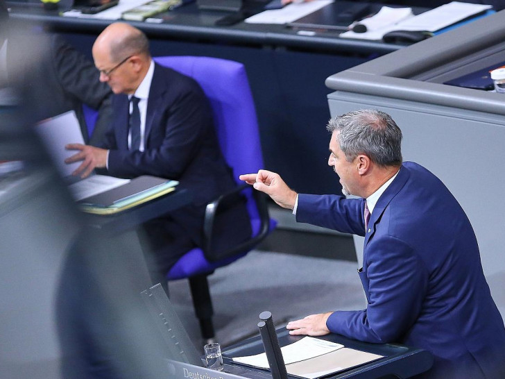 Olaf Scholz und Markus Söder am 13.11.2024