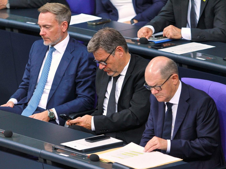 Lindner, Habeck, Scholz (Archiv)