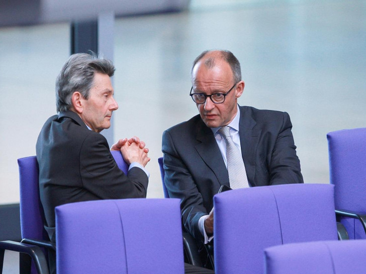 Rolf Mützenich und Friedrich Merz (Archiv)