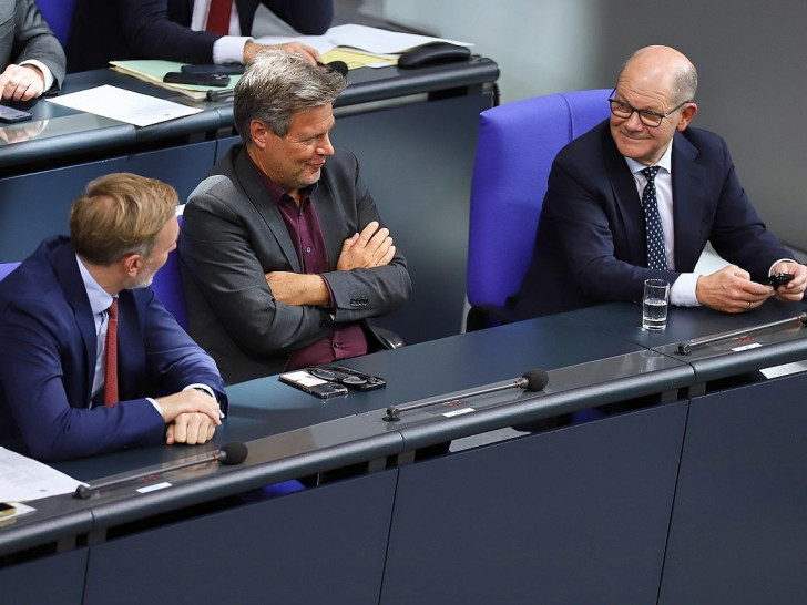 Lindner, Habeck, Scholz (Archiv)