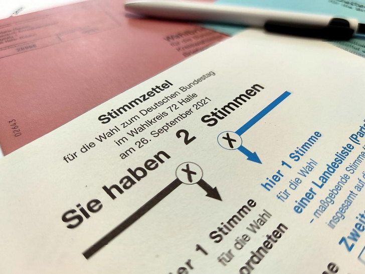 Stimmzettel zur Bundestagswahl 2021 (Archiv)