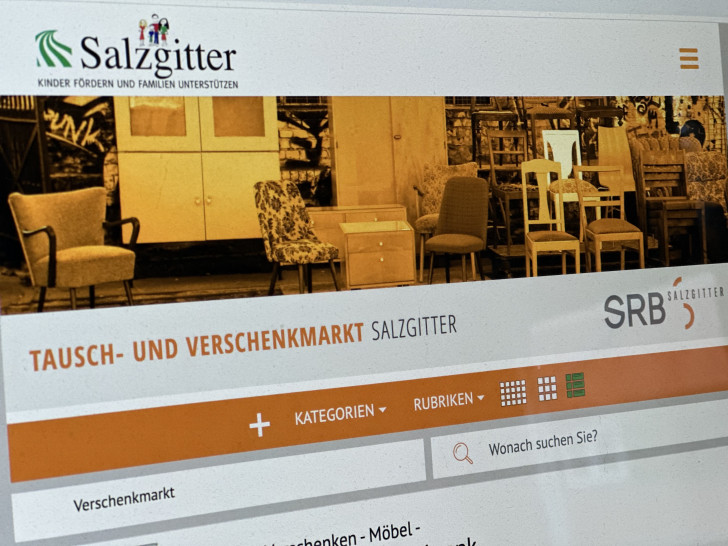 Die Stadt Salzgitter bietet einen  Online-Tausch- und Verschenkmarkt an. 