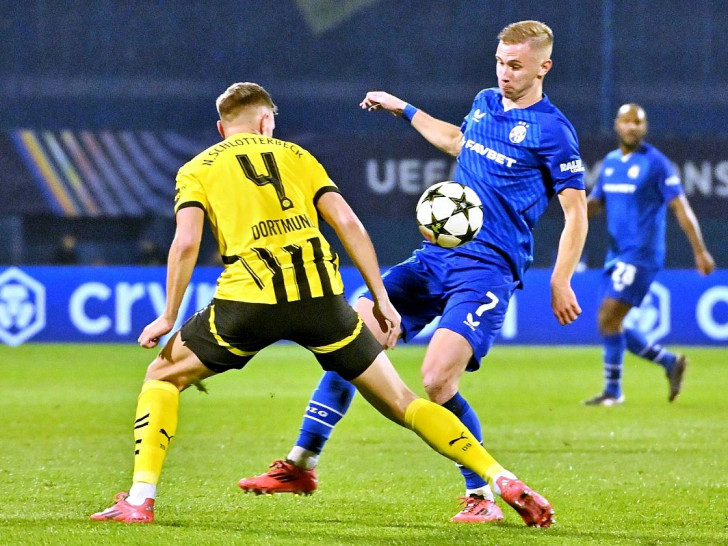 Dinamo Zagreb gegen Borussia Dortmund am 27.11.2024