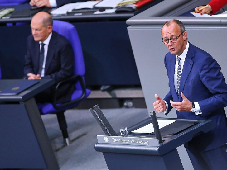 Olaf Scholz und Friedrich Merz am 13.11.2024