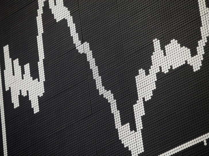 Anzeigetafel in der Frankfurter Börse