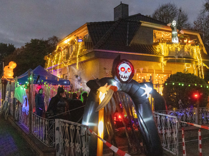 Das Horror-Haus am Pommernring in Salzgitter-Bad lockte wieder viele Besucher.